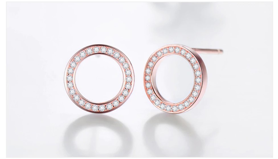 Women's 925 Sterling Silver Ring Earrings - Image 4